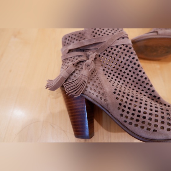 Vince Camuto Taupe Kamey Booties - Picture 4 of 9